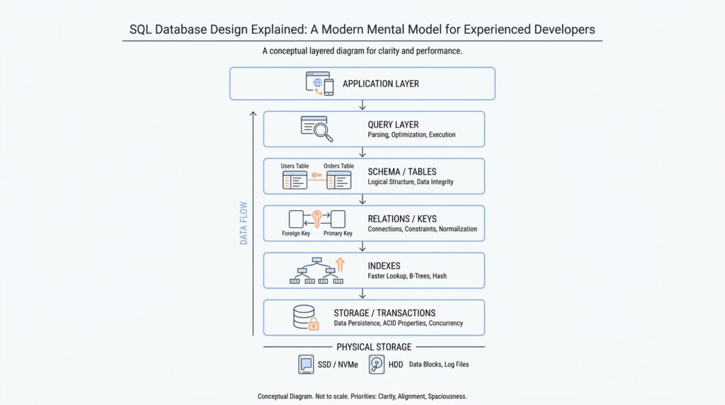 SQL Database Design Explained: A Modern Mental Model for Experienced Developers