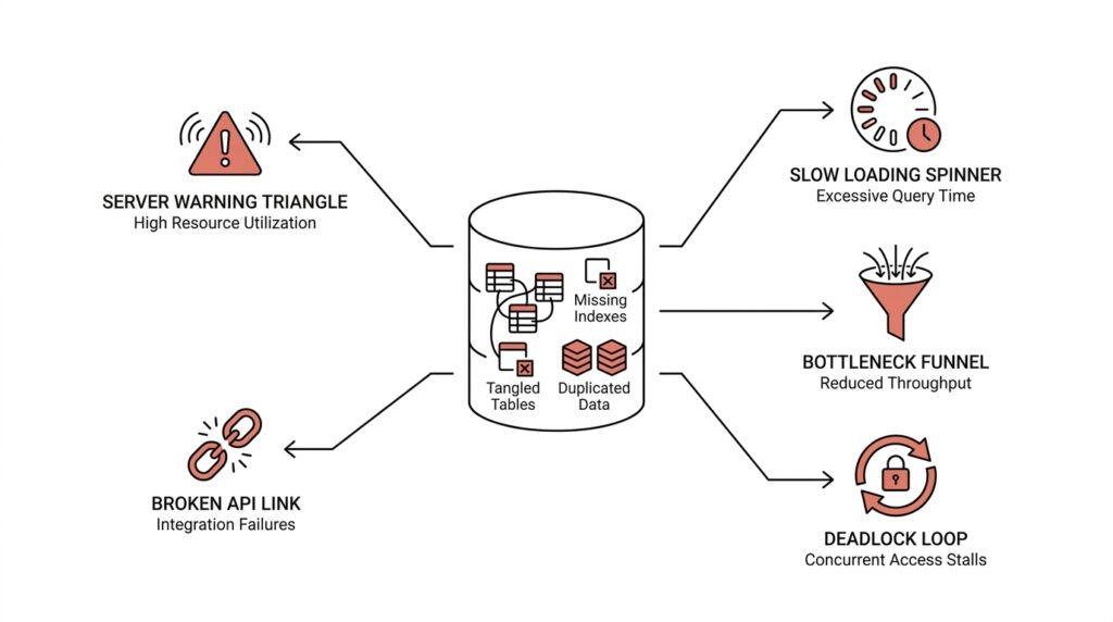 How Poor Database Design Decisions Cause System Design Failures