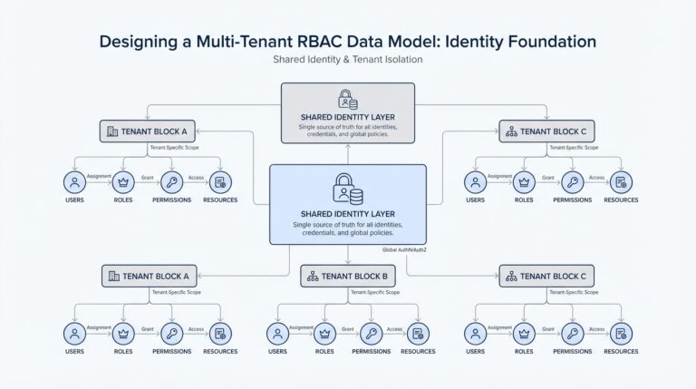 Designing a Multi-Tenant RBAC Data Model: Identity Foundation