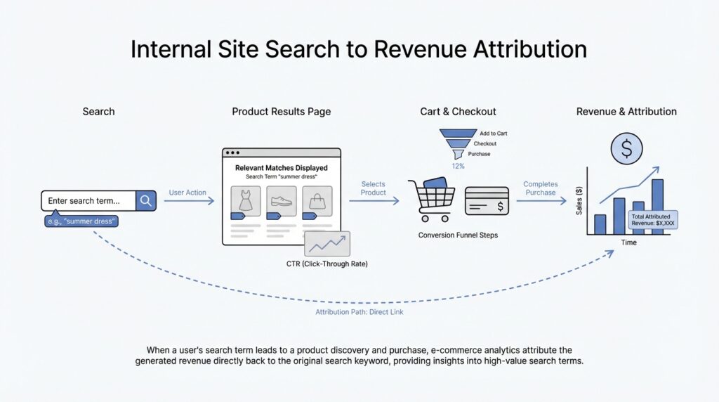 How to Attribute E-commerce Revenue to Internal Search Terms