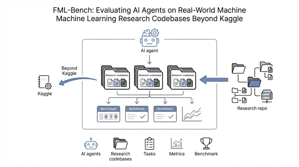 FML-Bench: Evaluating AI Agents on Real-World Machine Learning Research Codebases Beyond Kaggle