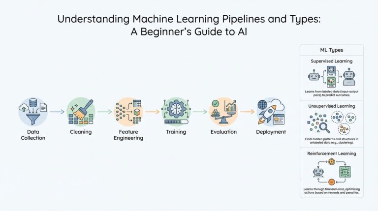 Understanding Machine Learning Pipelines and Types: A Beginner’s Guide to AI