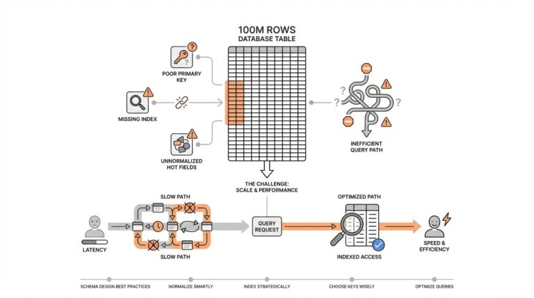 Database Schema Design Best Practices: Why Your 100M-Row Table Isn’t the Real Problem