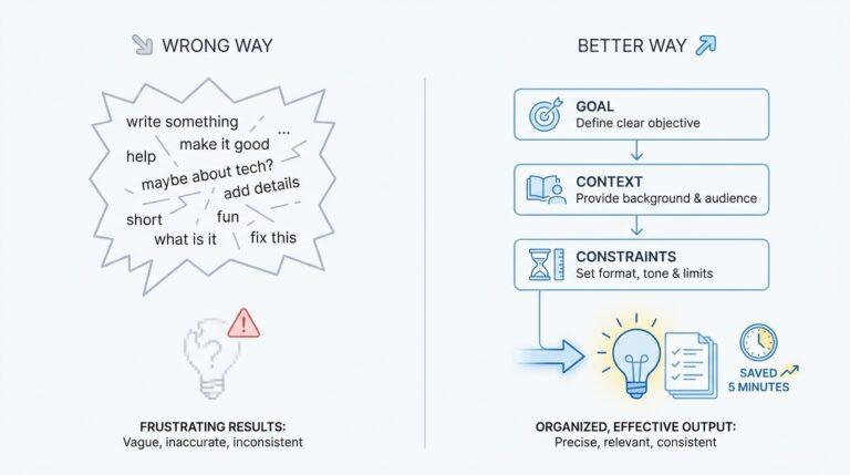 Why Most People Use ChatGPT the Wrong Way — And How to Improve Your Results in 5 Minutes