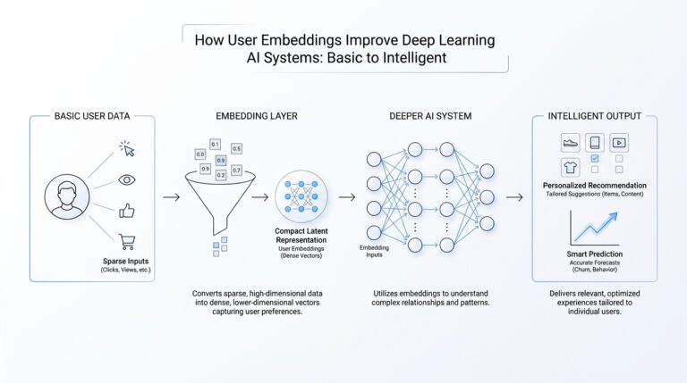 How User Embeddings Improve Deep Learning AI Systems from Basic to Intelligent