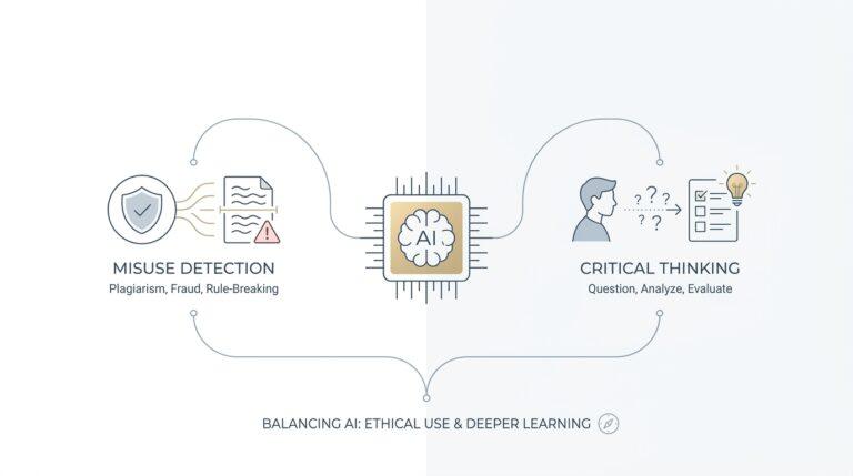 AI in Education: Detecting Misuse While Promoting Better Critical Thinking