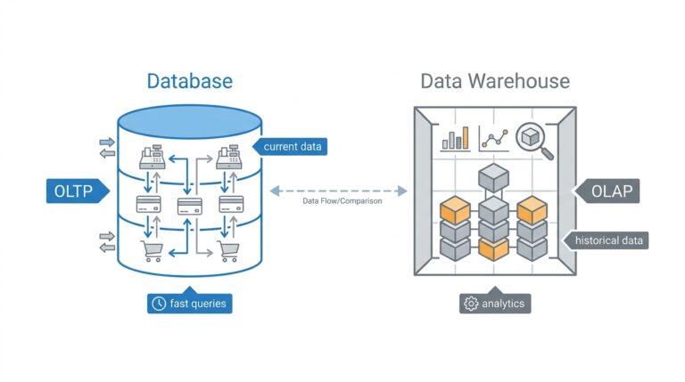 Data Warehouse vs Database: Key Differences Explained