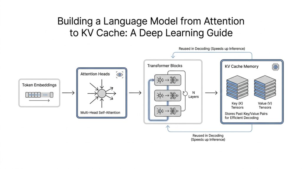 Building a Language Model from Attention to KV Cache: A Deep Learning Guide