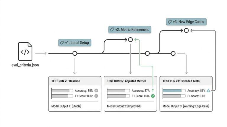 Version Your AI Evaluation Criteria Like Code for Better Machine Learning Testing