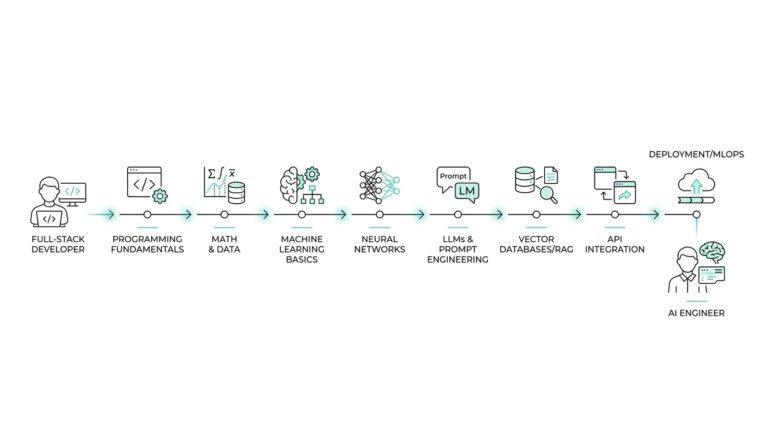 Learning Generative AI From Scratch: A Full-Stack Developer’s Roadmap to Becoming an AI Engineer