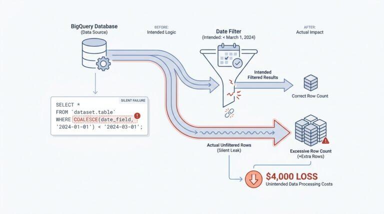 BigQuery COALESCE Date Filter Bug: How a Silent Date Filter Failure Cost $4,000