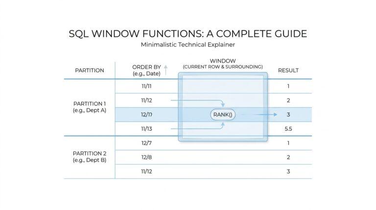 SQL Window Functions: A Complete Guide