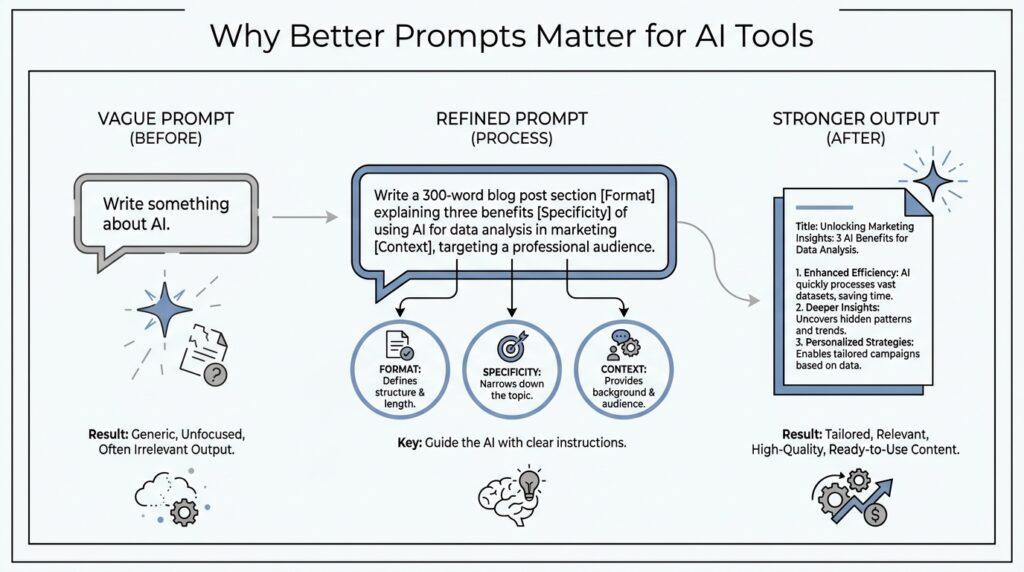Why Better Prompts Matter: How to Get More from ChatGPT and AI Tools