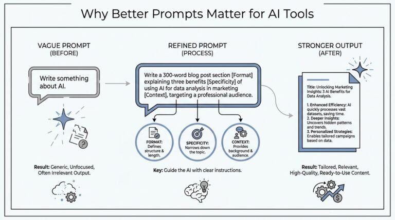 Why Better Prompts Matter: How to Get More from ChatGPT and AI Tools